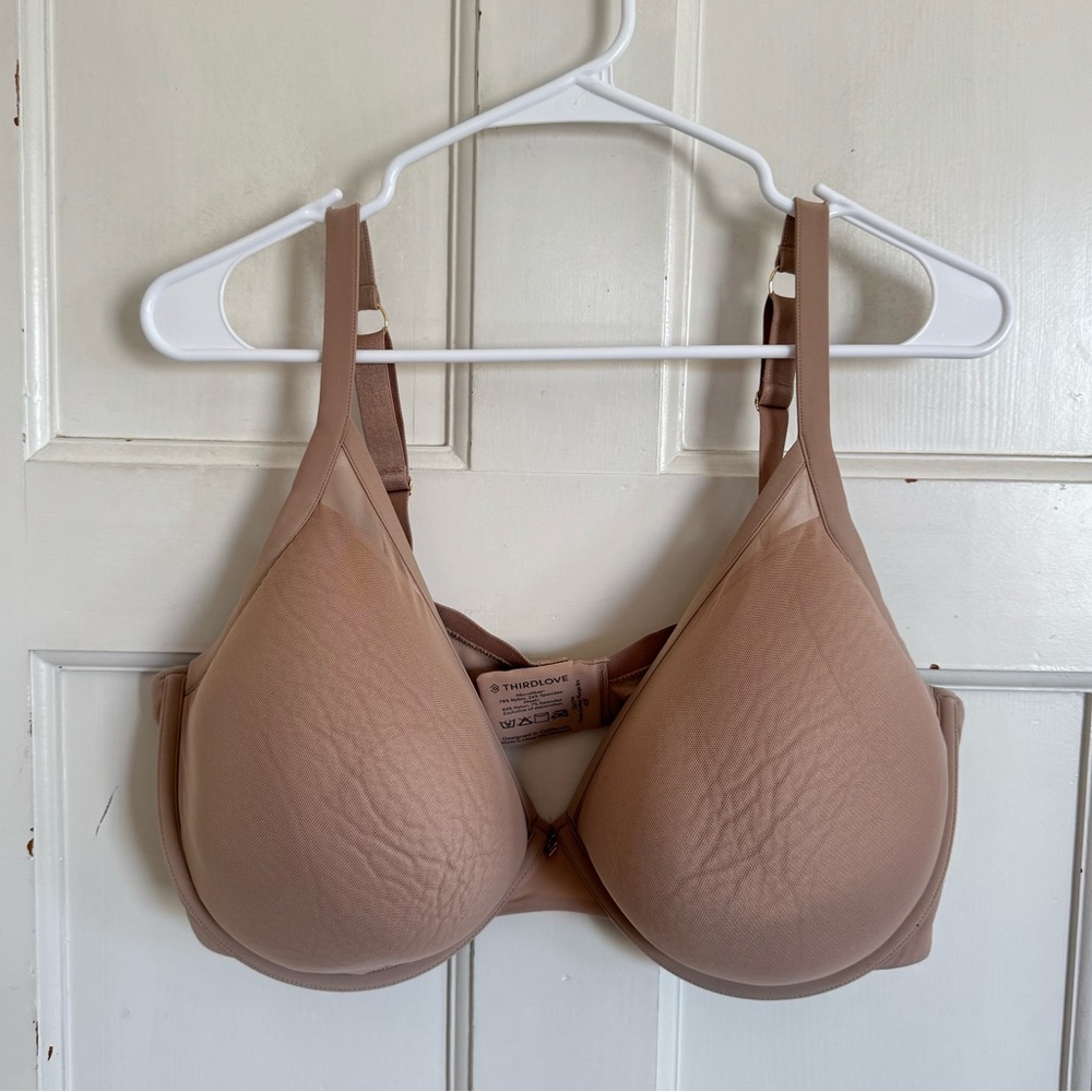 Thirdlove Classic Contour Plunge bra size 42F‎